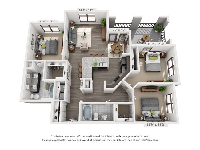Live Oak 4319 floor plan
